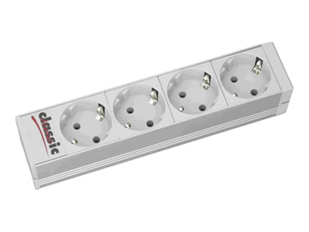 BACHMANN 10Zoll Steckdosenleiste 4x