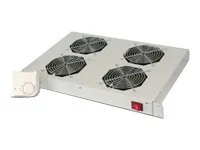 DIGITUS Einschubluefter 4Fan 48,3cm grau