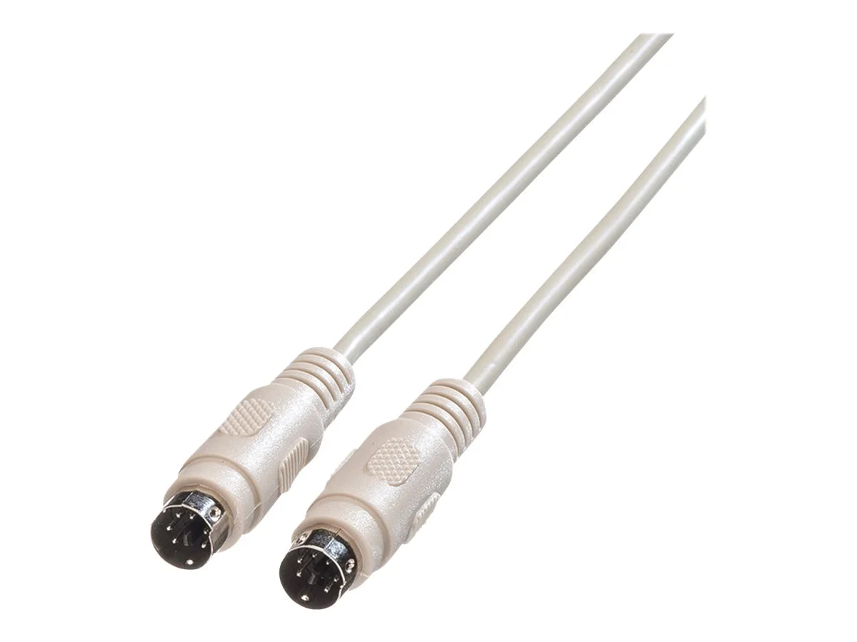 ROLINE Tastatur-Kabel-PS/2 ST/ST 1,8m