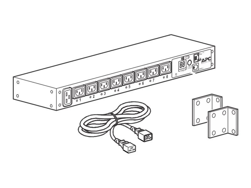 APC Rack PDU Switched 1U 16A 230V (8)C13