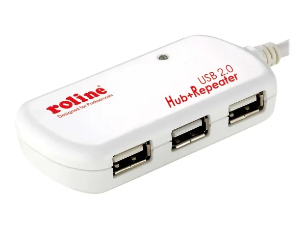 ROLINE USB 2.0 4-Port Hub Repeater 12m