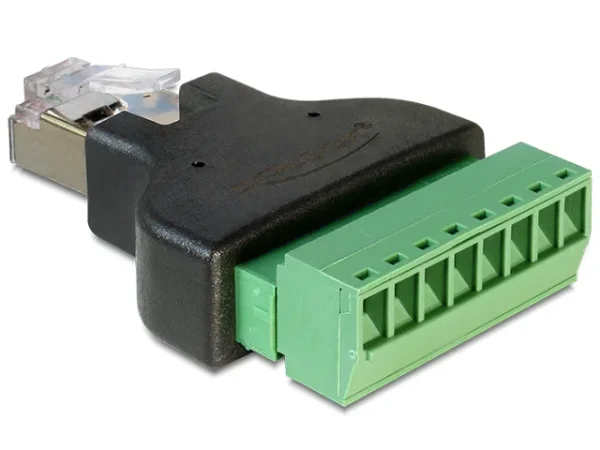 DELOCK Adapter Terminalblock > RJ45 St