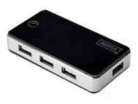 DIGITUS USB2.0 Hub 7-port schwarz