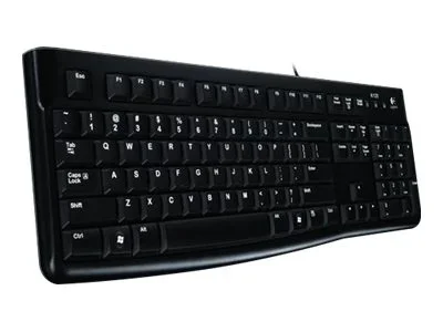LOGI K120 Corded Keyboard black OEM (DE)