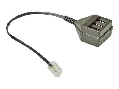 ROLINE Adapter TAE-NFN auf RJ45 schwarz